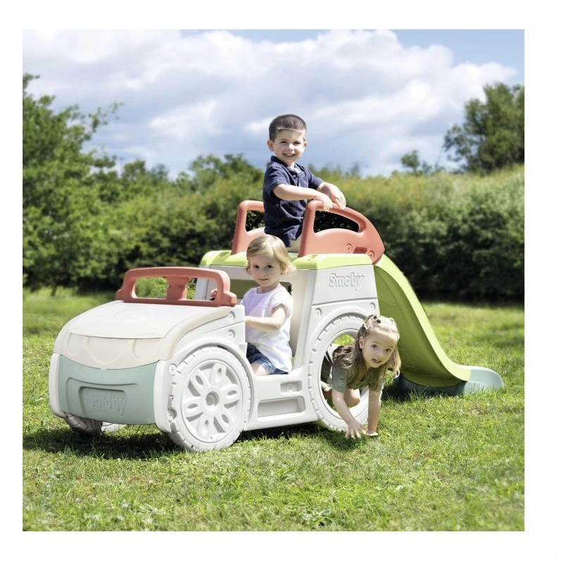 Детски кът за игра Smoby, Adventure car, 233 х 68 х 91 cm.